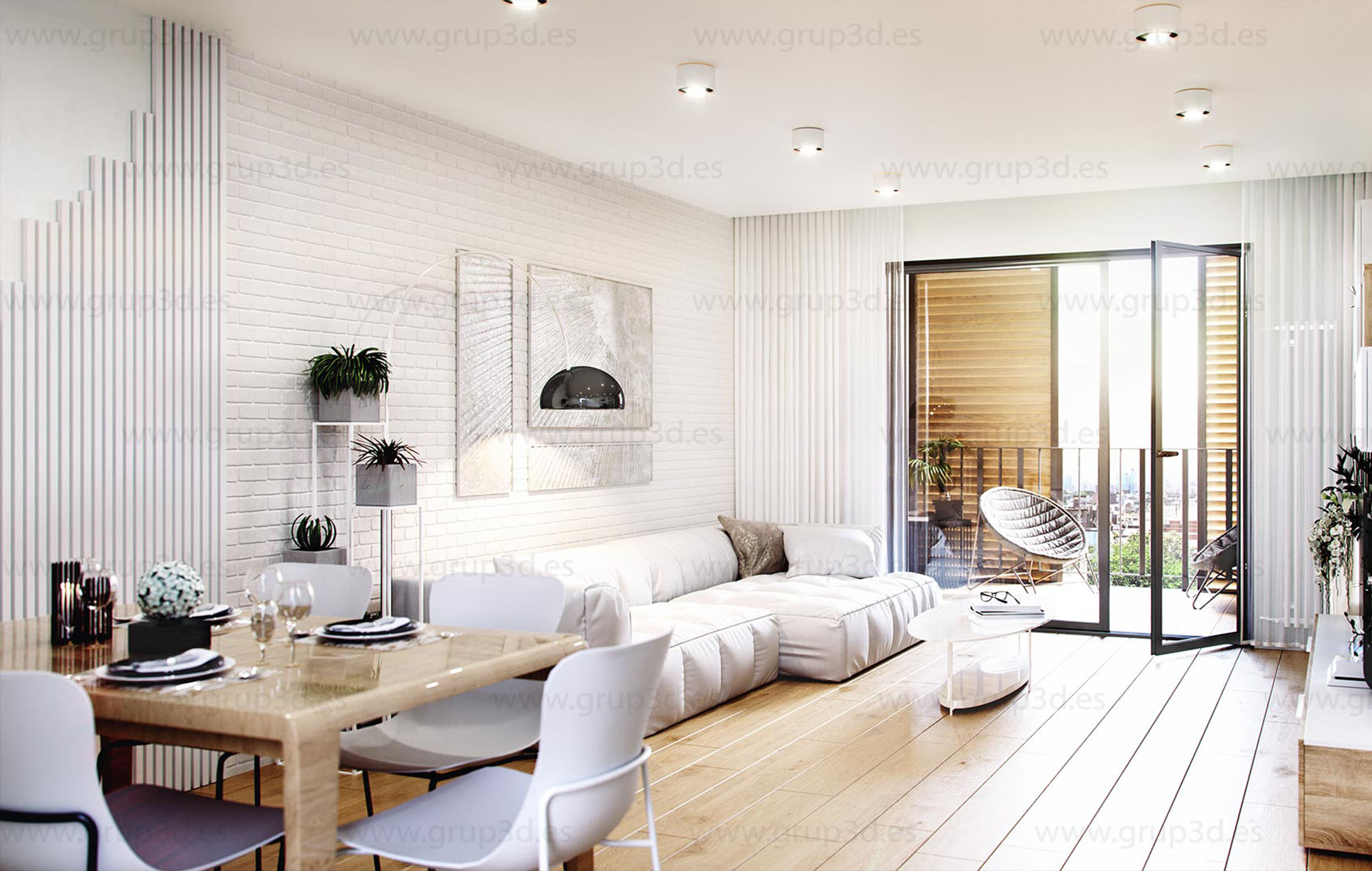 Grup3D Renders de arquitectura en Barcelona - (8111)